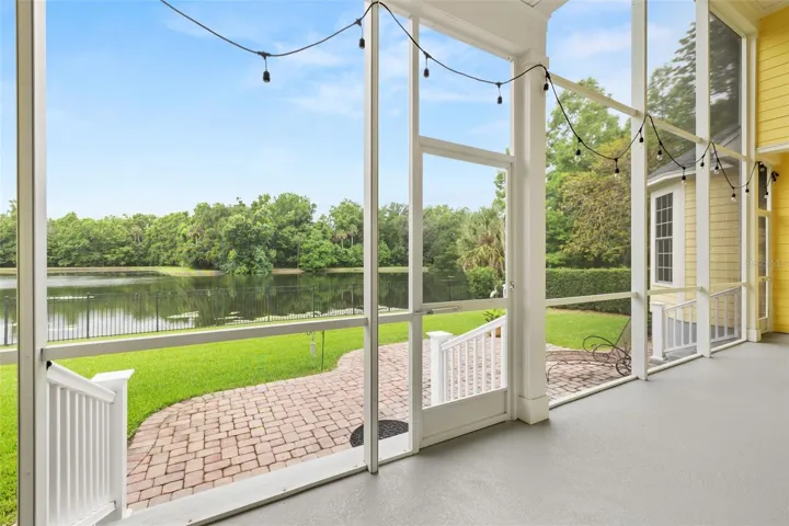 Screened Back Porch Covered Patio