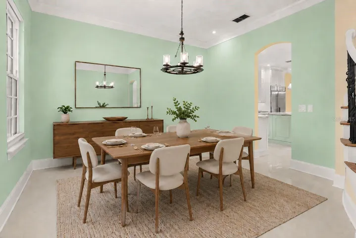 Formal Dinning - Staged Photo