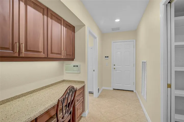 Hallway to laundry room