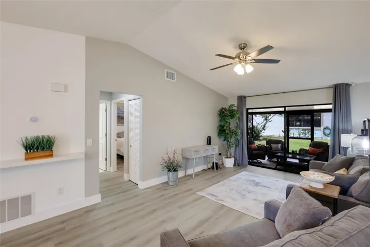 Door from Living Area Leads to Bedroom/Bath