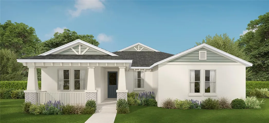 Front elevation rendering