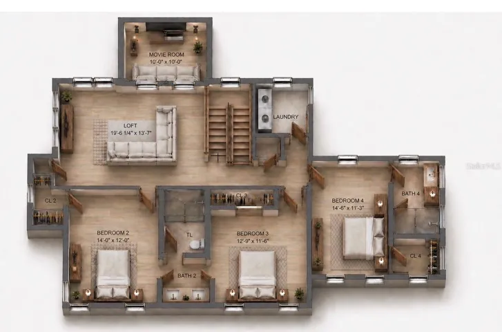 Second floor plan
