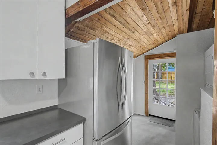 Kitchen looking toward utility room