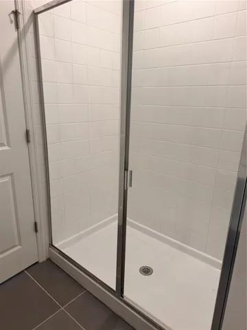 Master shower