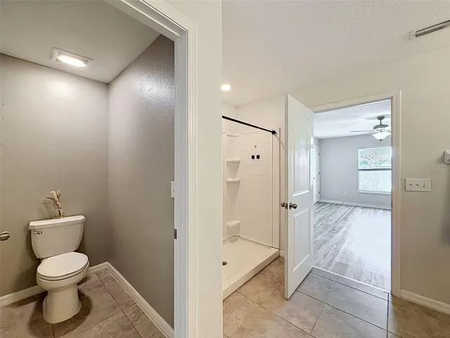 Water closet makes it a true two-person bathroom! Ha!