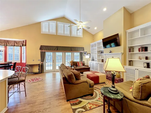 Family Room with a view of the pool