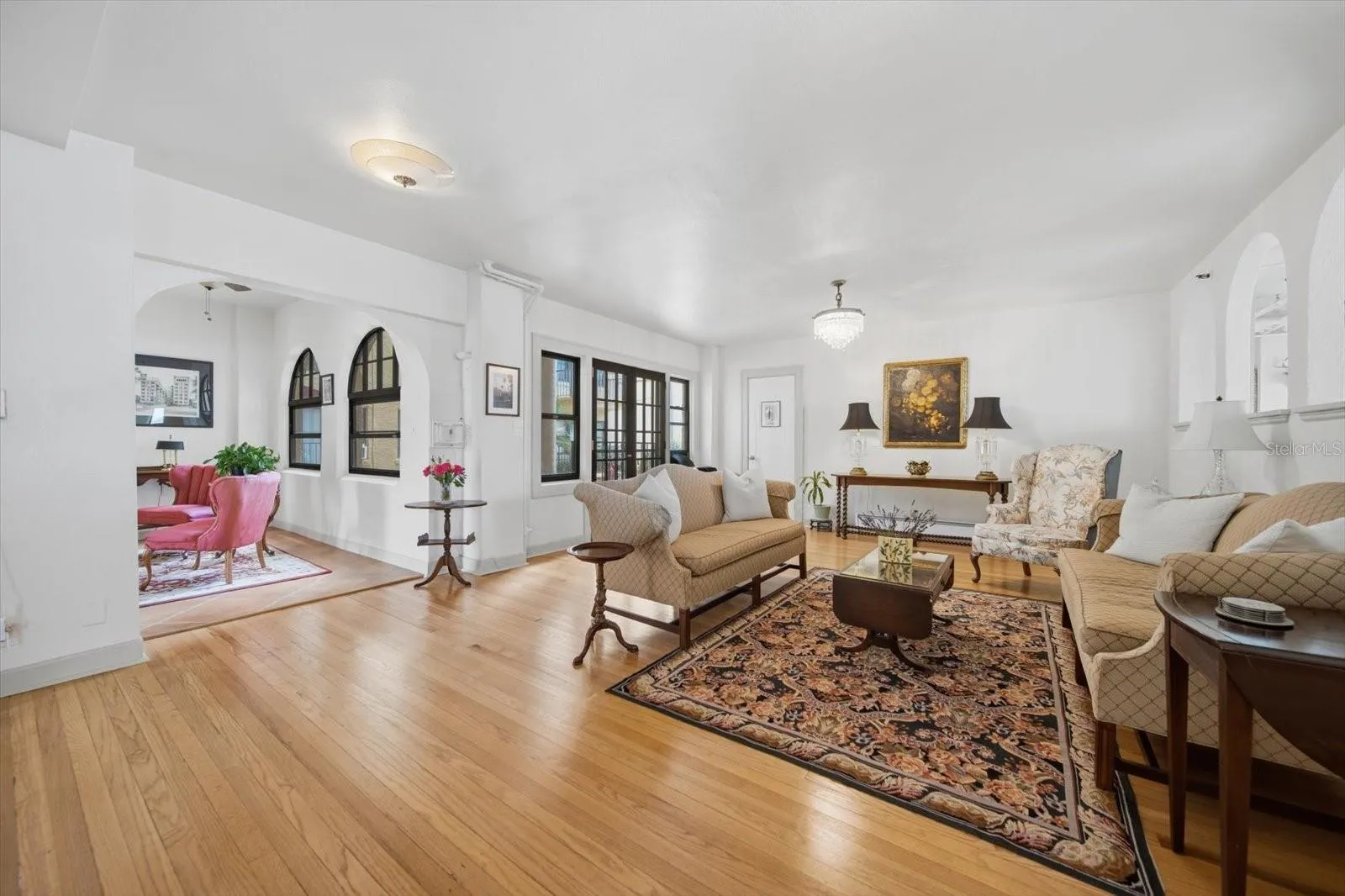 The foyer is a welcoming place to meet your guests or gather with neighbours.
