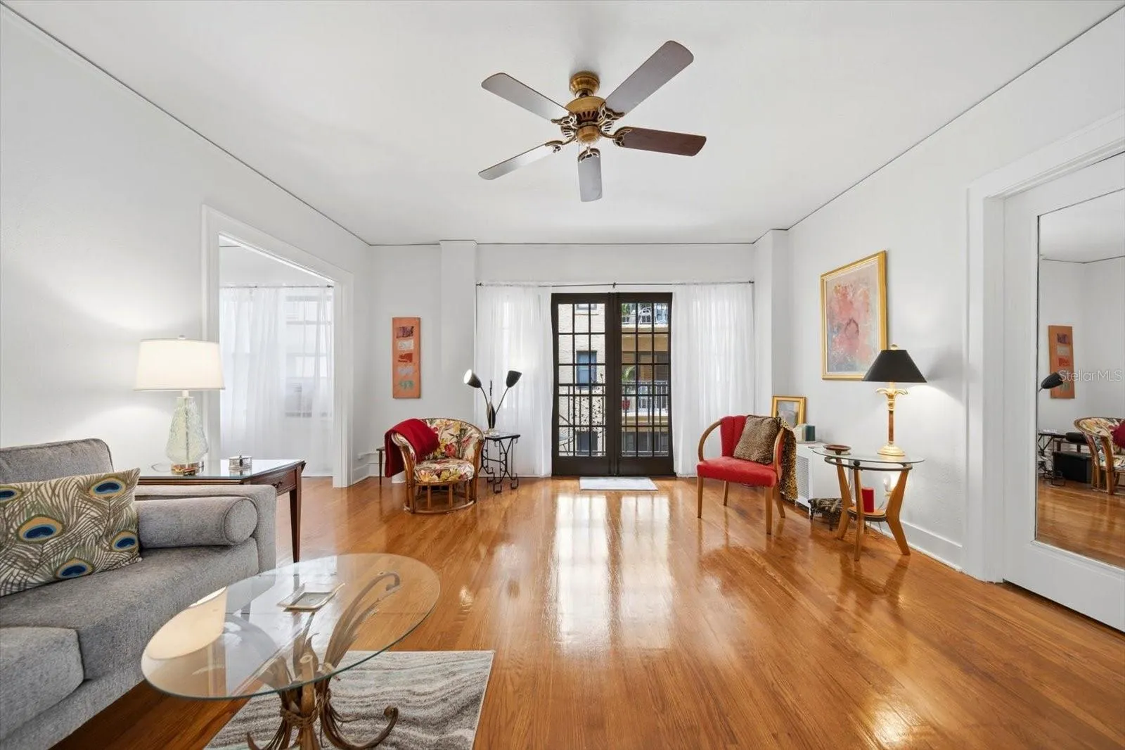 The original pine floors have been meticulously maintained and were just recently cleaned and  resealed.