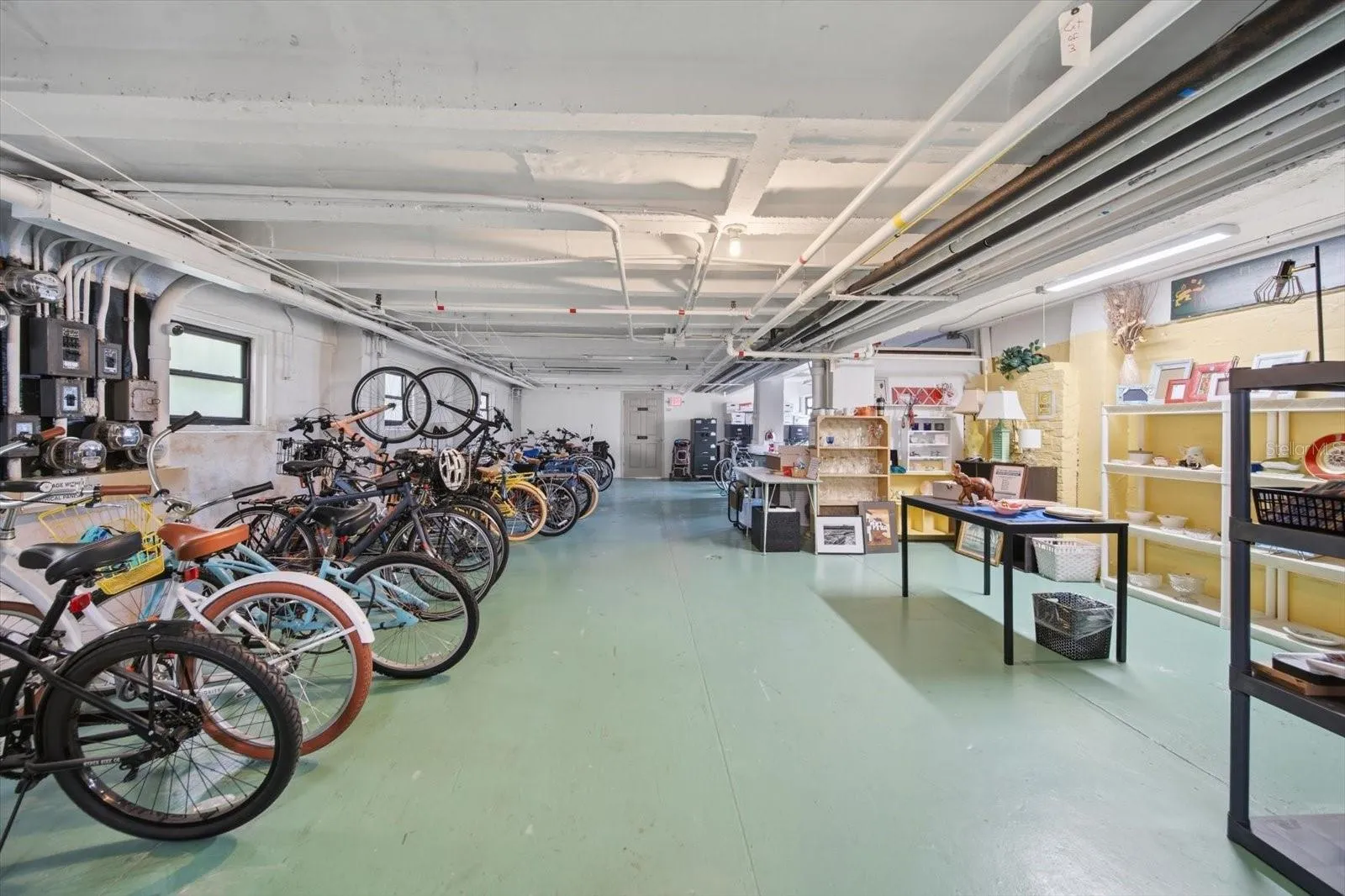 Ample bike storage and individual storage spaces for each owner are in the basement.