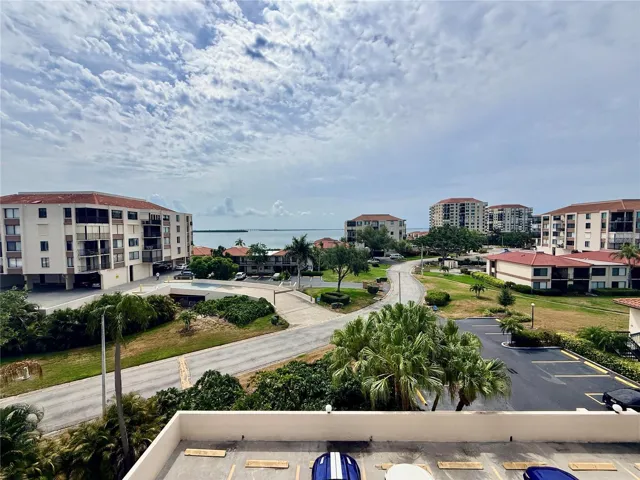 View of the bay from the parking garage