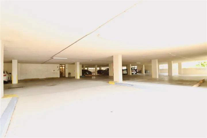 Covered garage space