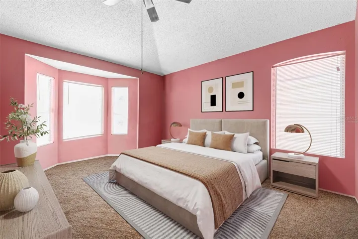 VIRTUALLY STAGED PRIMARY BEDROOM