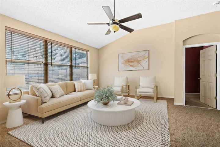 VIRTUALLY STAGED LIVING ROOM