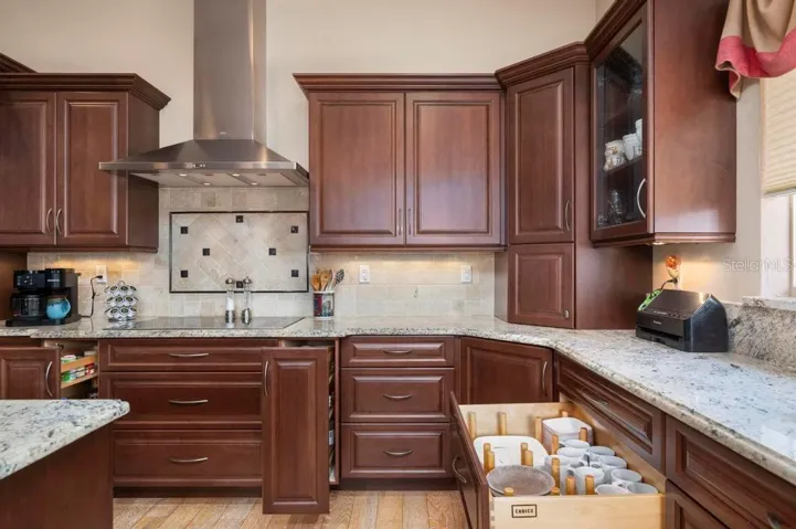 Kitchen, custom storage