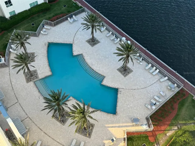 Pool view from Balcony