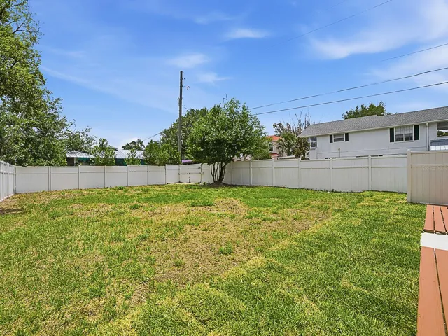 Fully Fenced Backyard