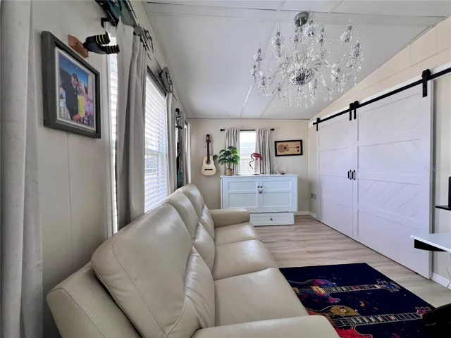 Front Florida room with Murphy bed that will stay