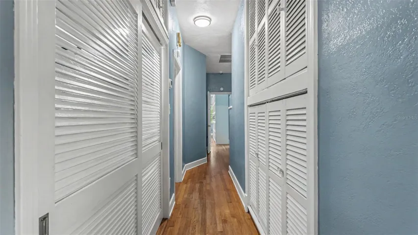 Ceiling to Floor Cabinets in Hallway