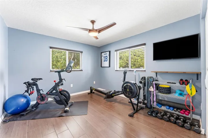 Bedroom #4 with Ceiling Fan