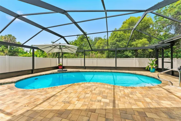 Screened-in Pool Area