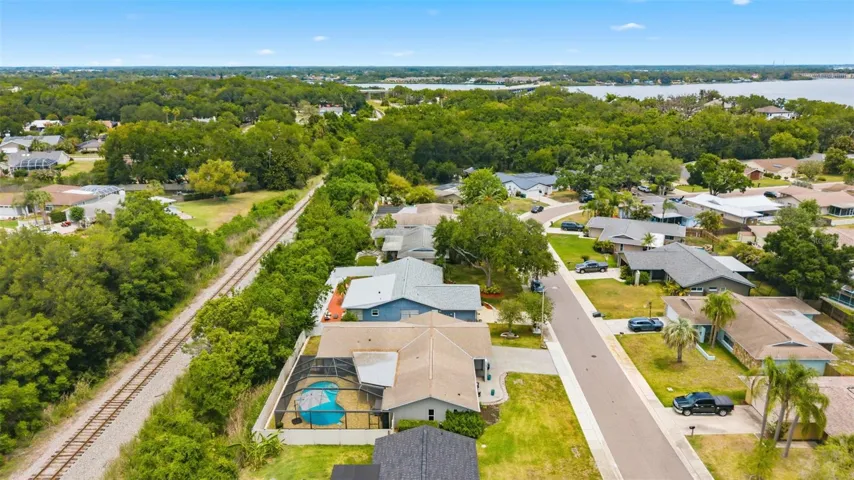 Aerial View of Property and Neighborhood