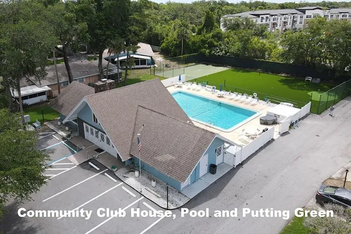 Community Club House, Pool, and Putting Green