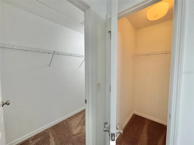 Two walk-in closets