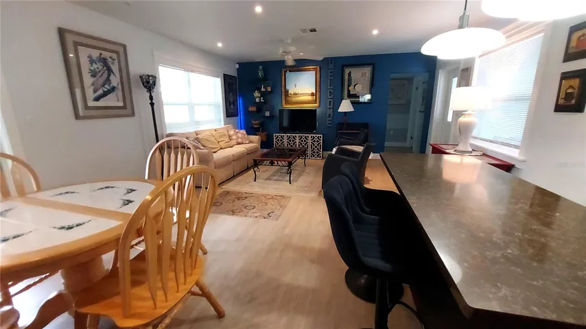Living Room & Island