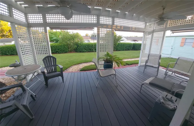 Covered Rear Patio