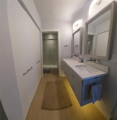 Primary Vanity with Under cabinet lighting