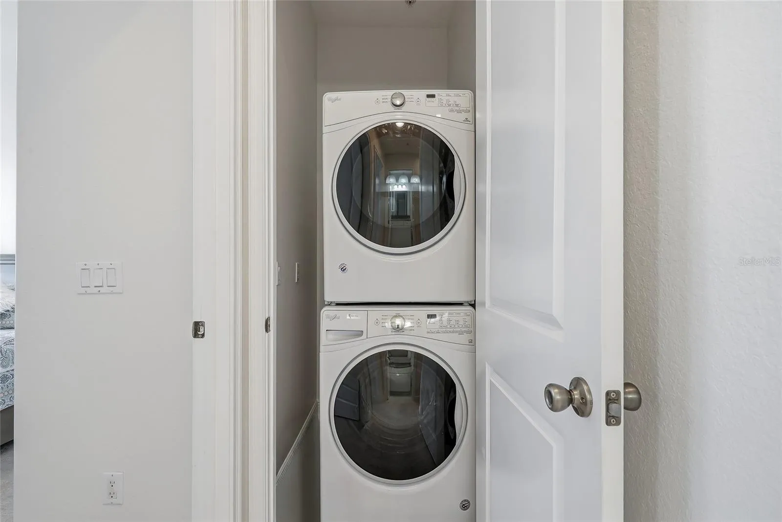 Dedicated Laundry closet located on the third floor.