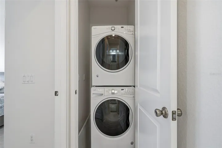 Dedicated Laundry closet located on the third floor.