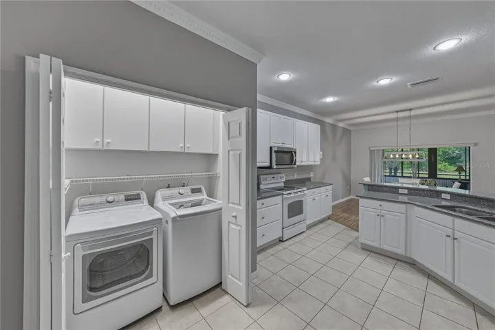 Laundry closet