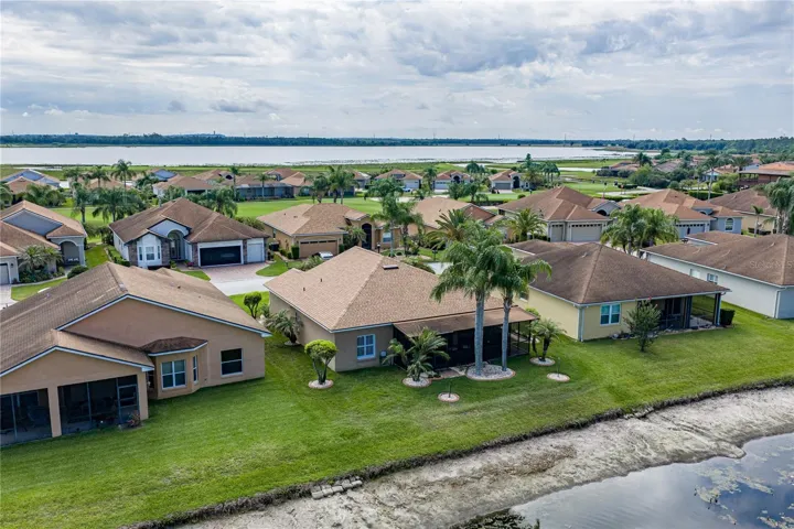 House drone view