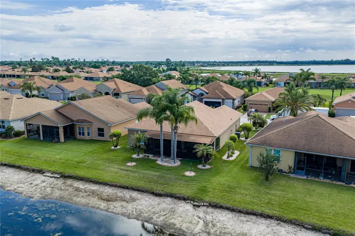 House drone view