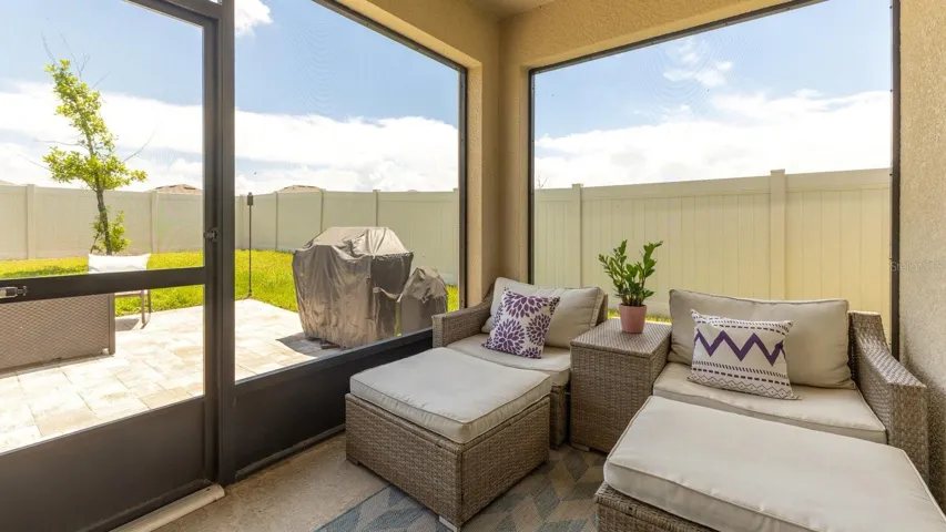 Screened in Back Patio