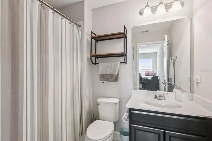 Upstairs Master bathroom