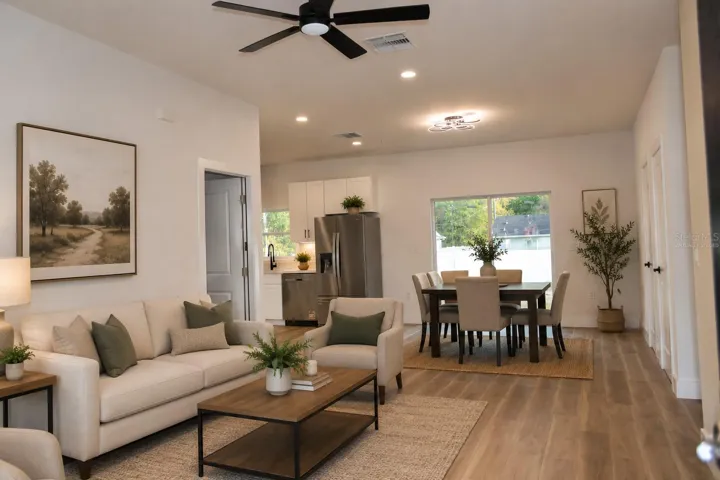 “Some images have been virtually staged using AI to illustrate potential furnishing. Property is currently unfurnished.”
