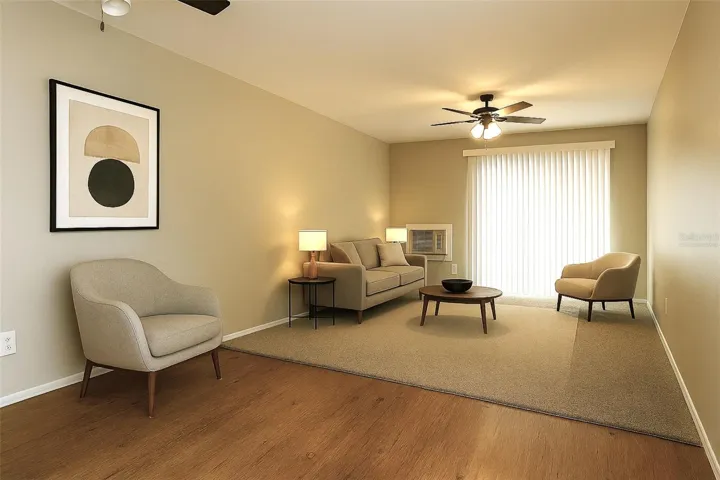 Virtually Staged Living Area