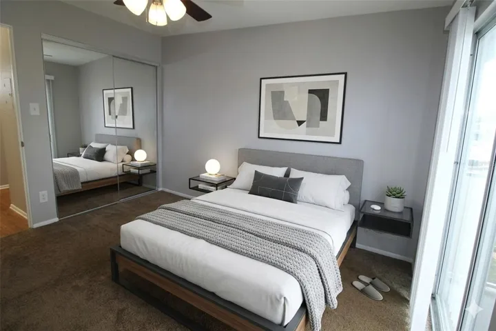 Virtually Staged Bedroom