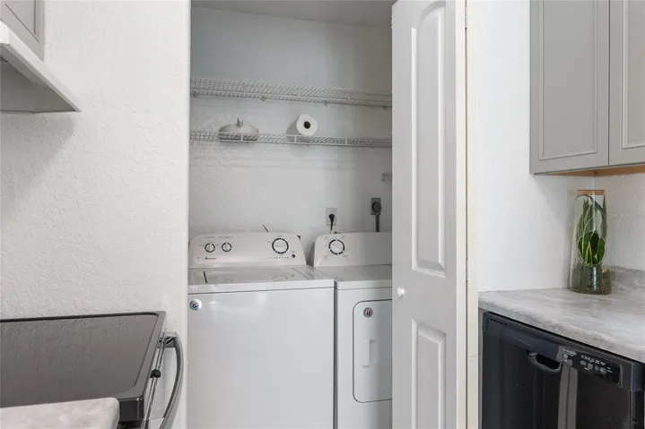 Laundry off the kitchen