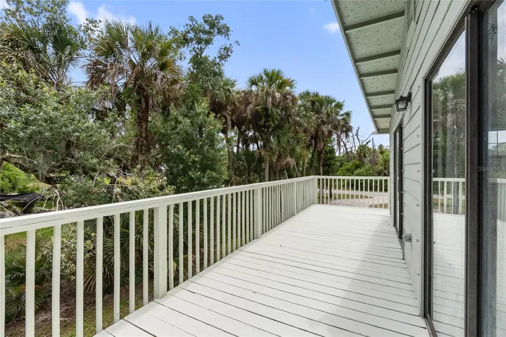 View from deck