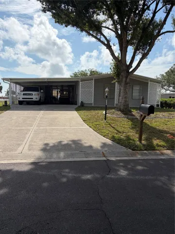 Good view of double carport
