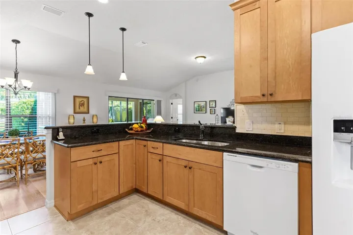 Lots of Cabinets for storage...Granite countertops!