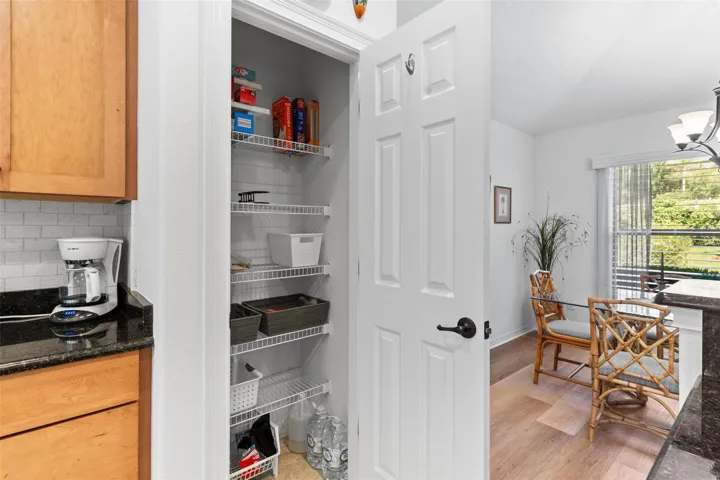 More storage in this closet pantry!
