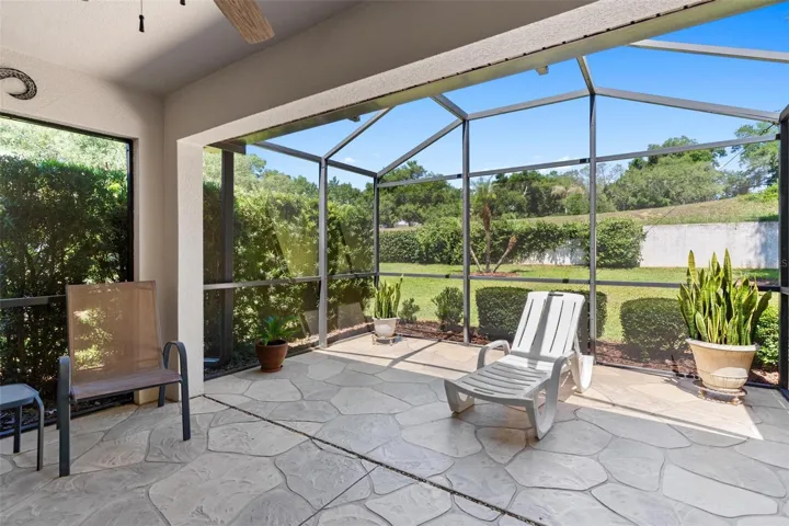 Large Lanai covered with additional 