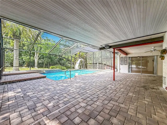Outdoor Living Space and Pool Area