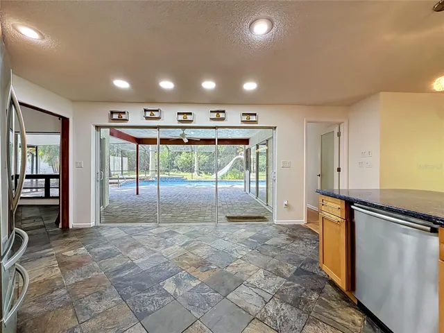 Kitchen - Sliding Doors to Outdoor Living Space