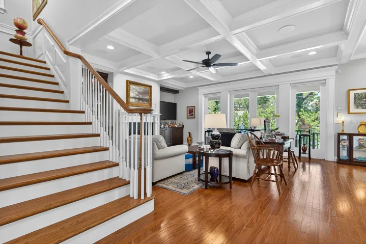 Staircase Family Room View