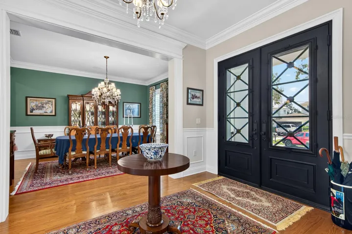 Foyer-Dining Room View
